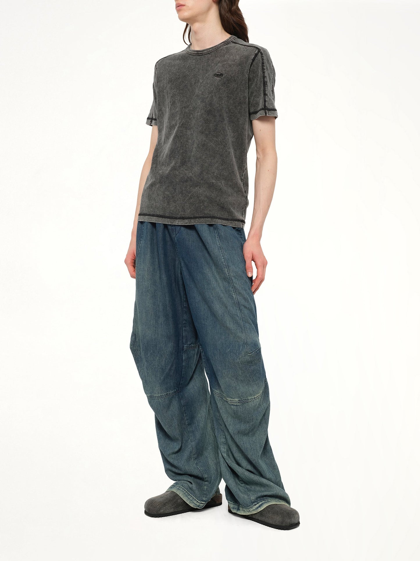 DIESEL T-Adjind T-Shirt In (Black)