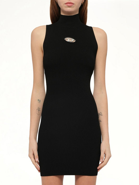 Image of Dresses. Productname: DIESEL M-Onervax Abito Dress In Black in Black colour by brand - DIESEL