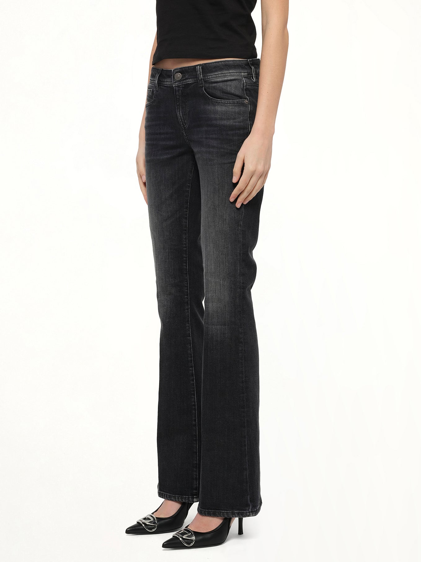 DIESEL 1969 D-EBBEY Bootcut Jeans (Black)