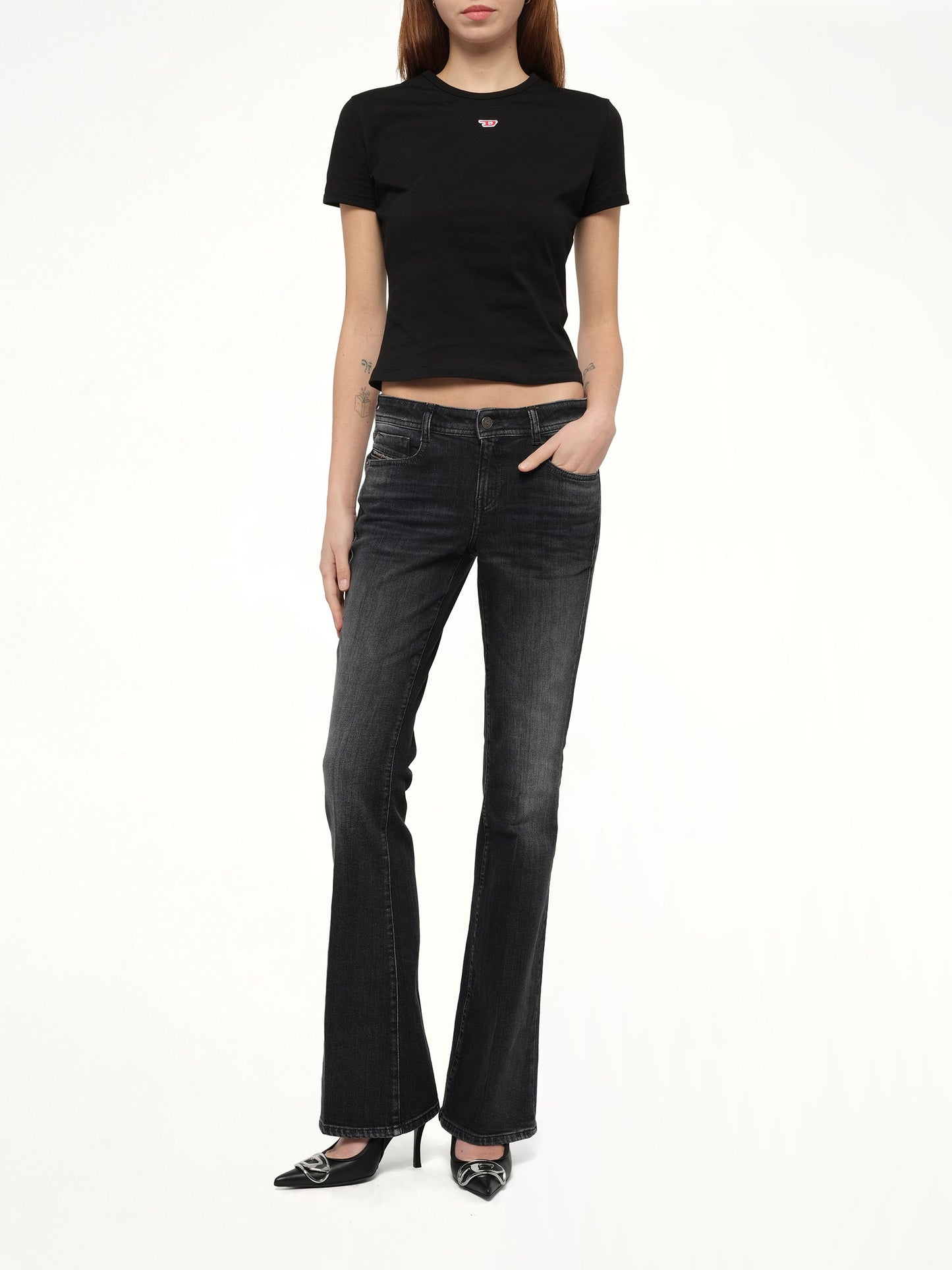 DIESEL 1969 D-EBBEY Bootcut Jeans (Black)