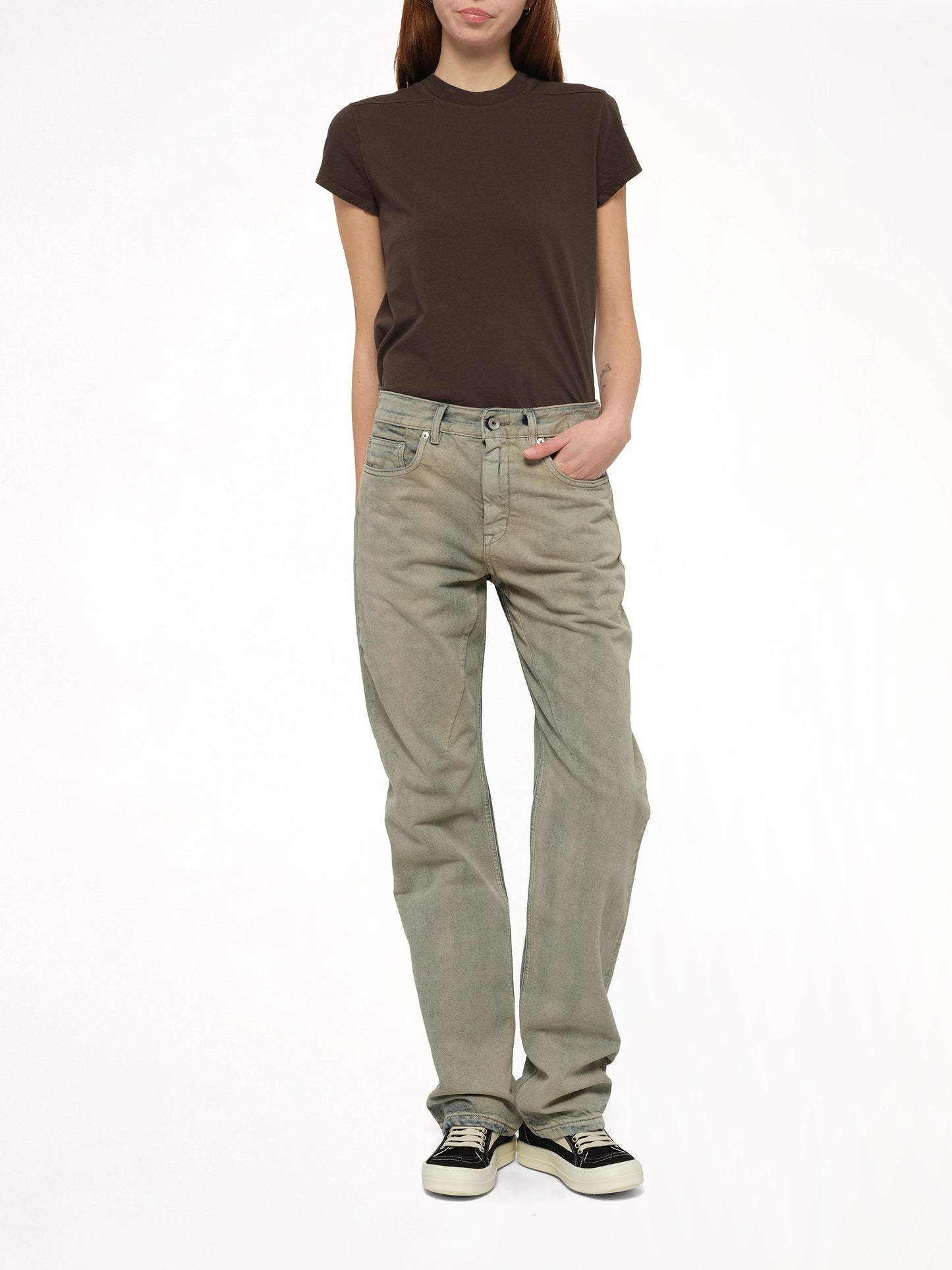 RICK OWENS DRKSHDW Fog Cut (Mineral Pearl)