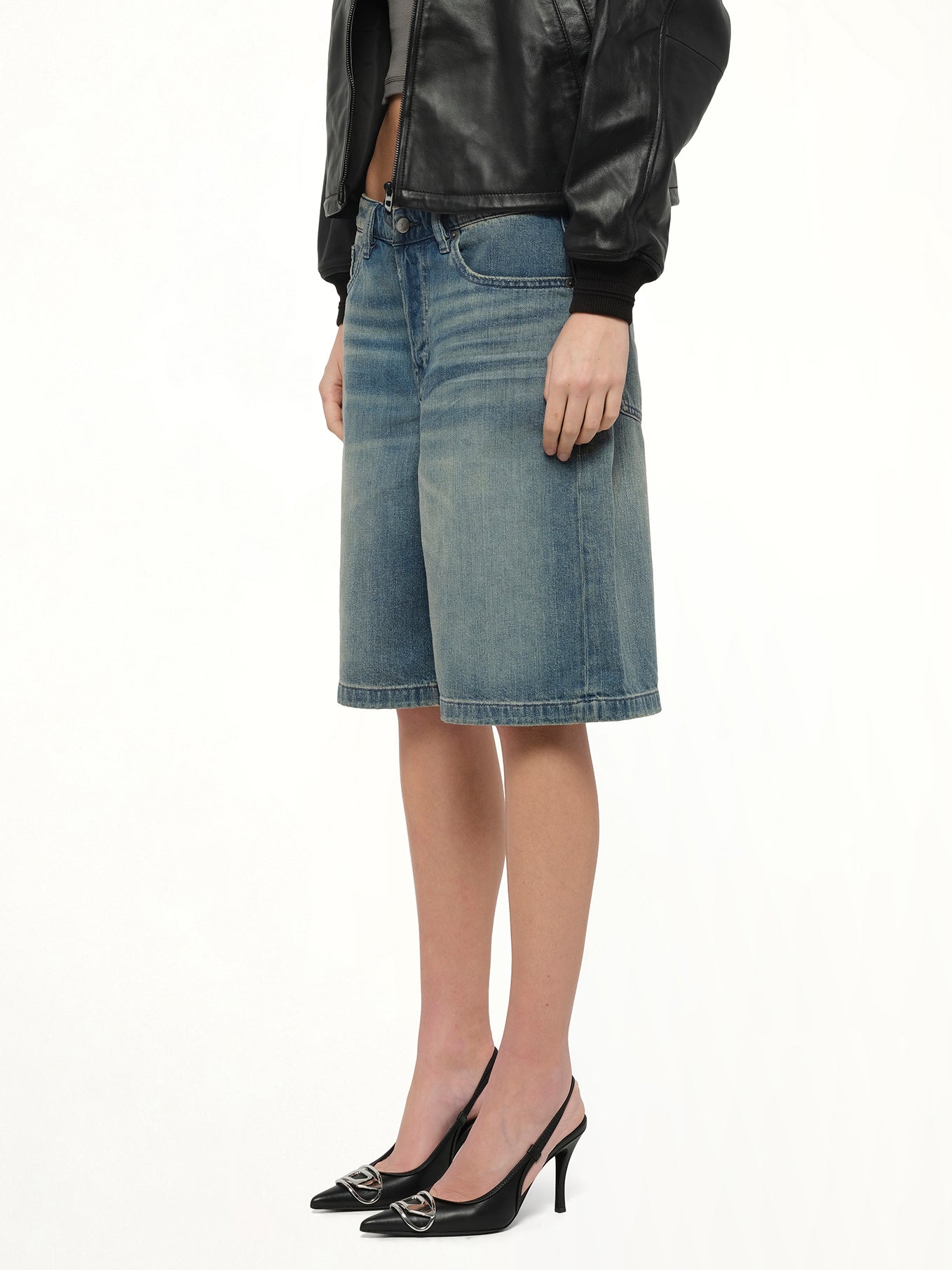 DIESEL DE-SIRE-SHORT Denim Shorts (Blue)
