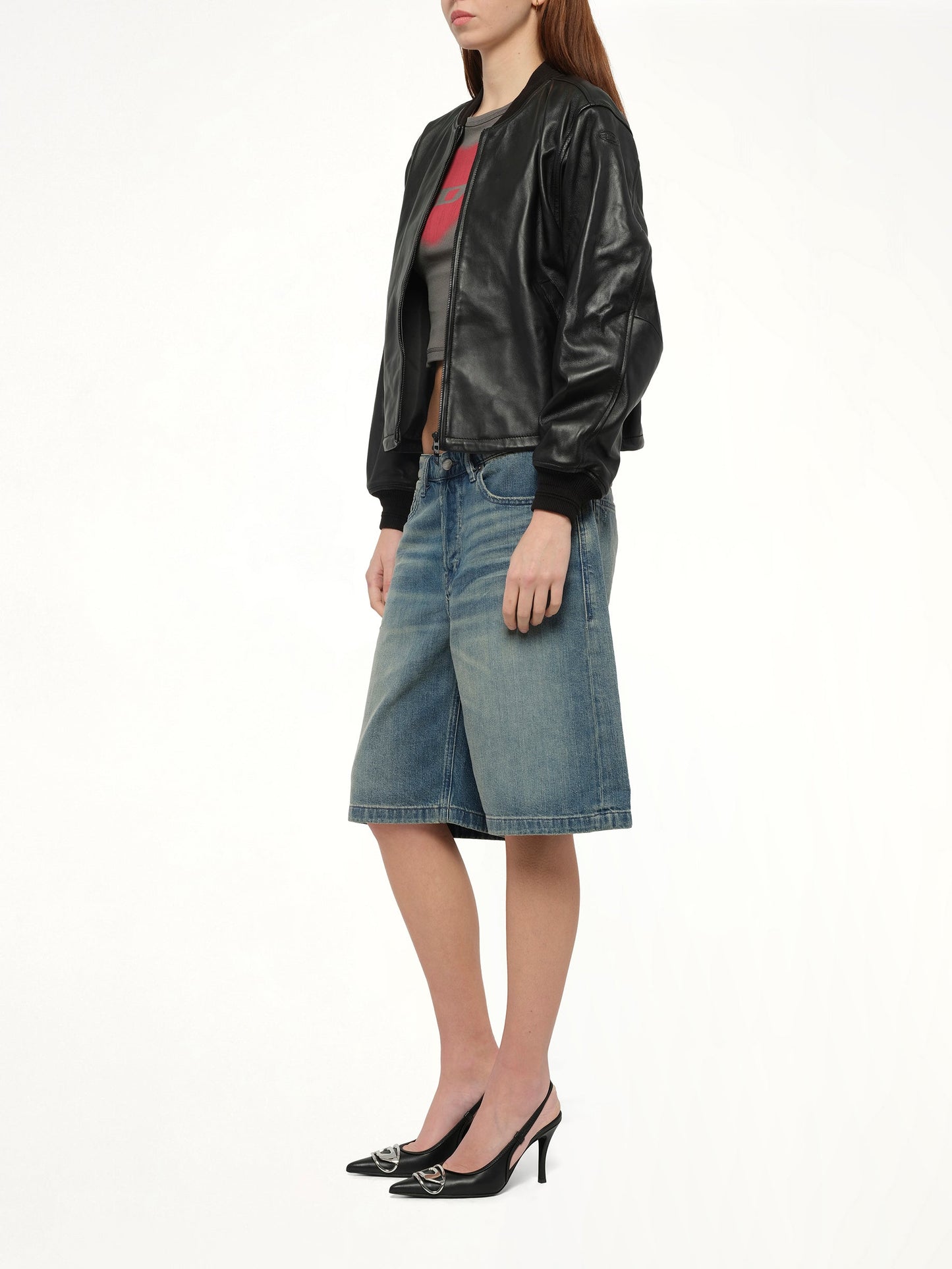 DIESEL DE-SIRE-SHORT Denim Shorts (Blue)