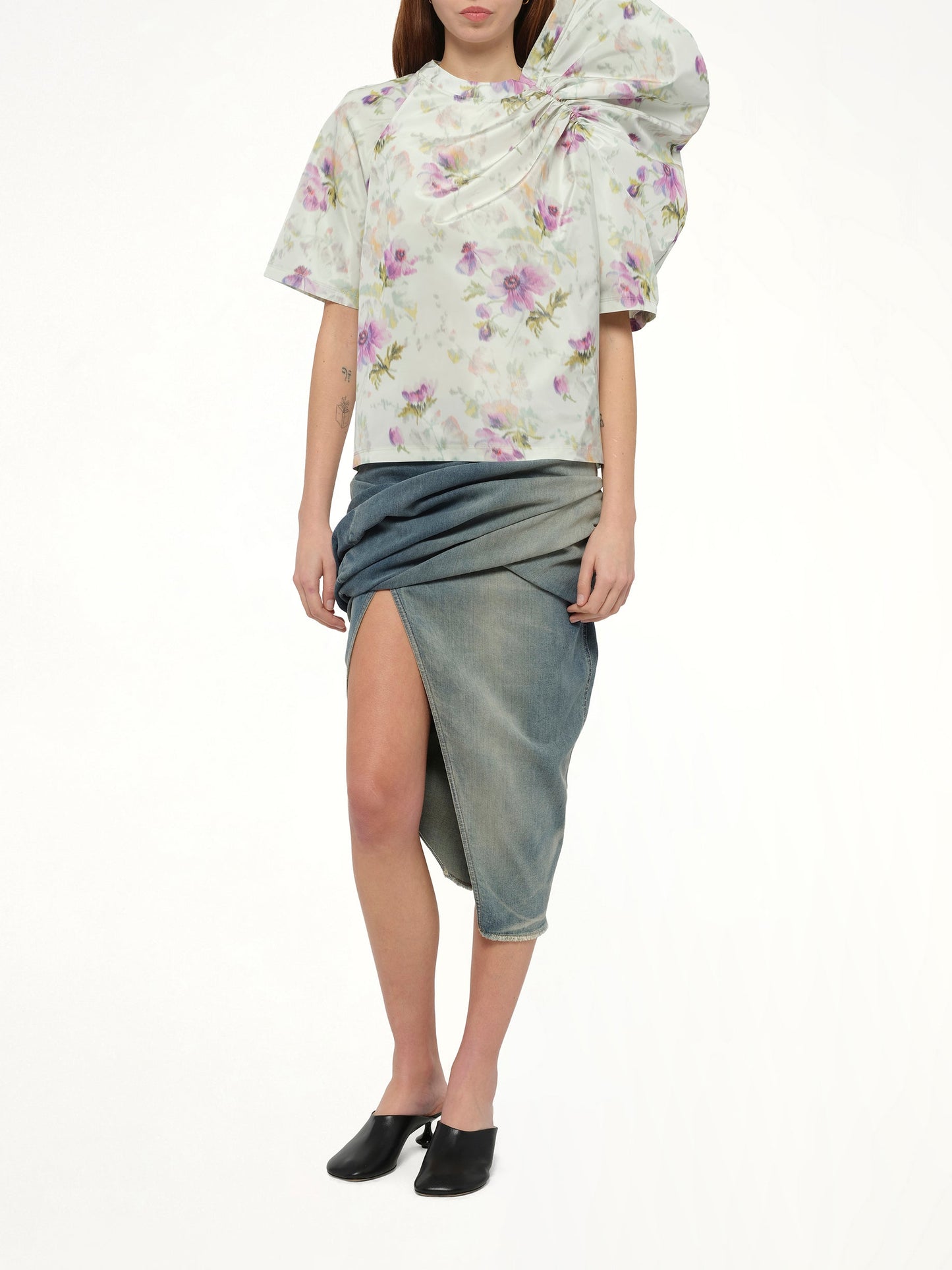 LOEWE Draped Top (Blue)