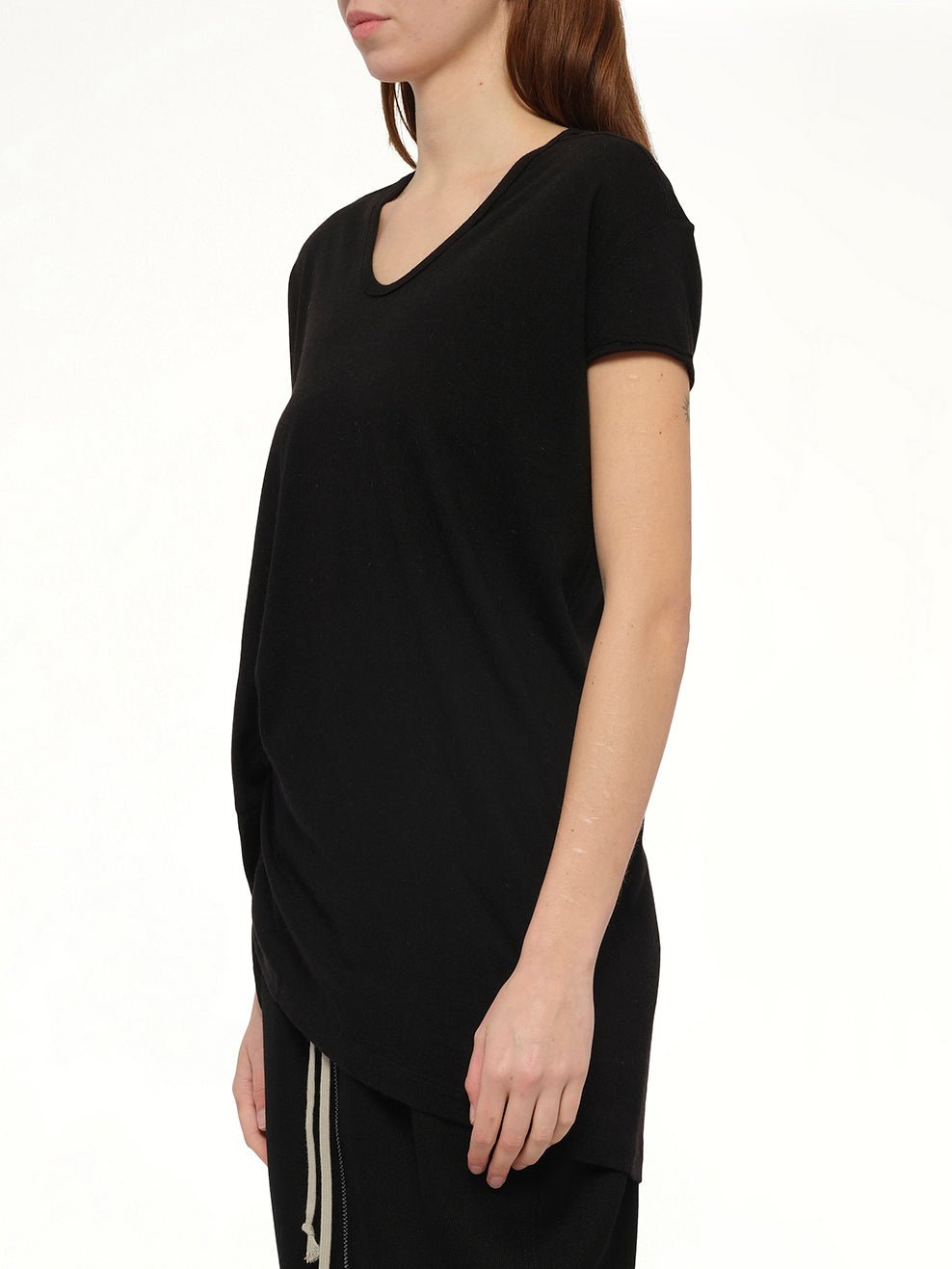 RICK OWENS Hiked T (Black)
