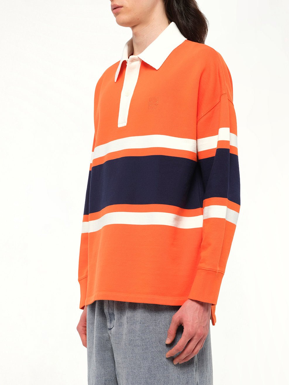 LOEWE Long Sleeve Polo (Orange)