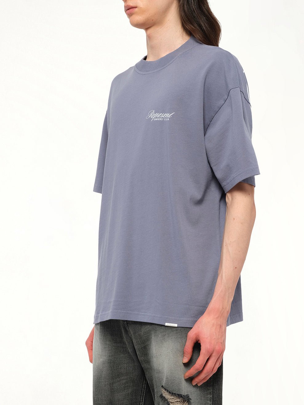 Represent Owners Club Script T-Shirt (Blue)