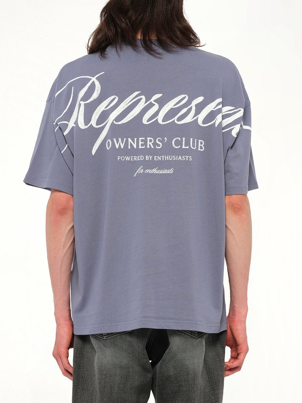 Represent Owners Club Script T-Shirt (Blue)