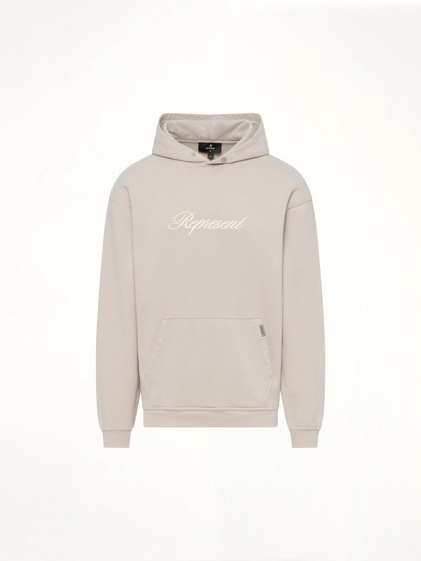 REPRESENT Script Logo Hoodie (Concrete)