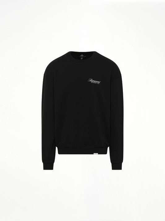 Represent Owners Club Script Sweater (Black)