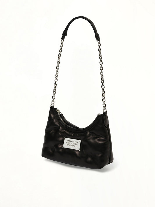 MAISON MARGIELA Micro Glam Slam Hobo Bag (Black)