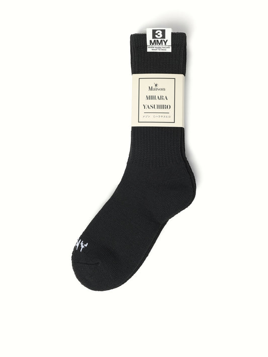 Image of Socks. Productname: MAISON MIHARA YASUHIRO MMY Socks in BLACK colour by brand - MAISON MIHARA YASUHIRO