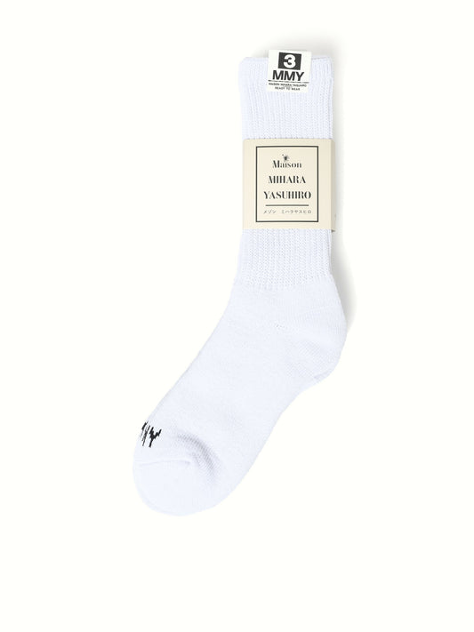 Image of Socks. Productname: MAISON MIHARA YASUHIRO MMY Socks in WHITE colour by brand - MAISON MIHARA YASUHIRO