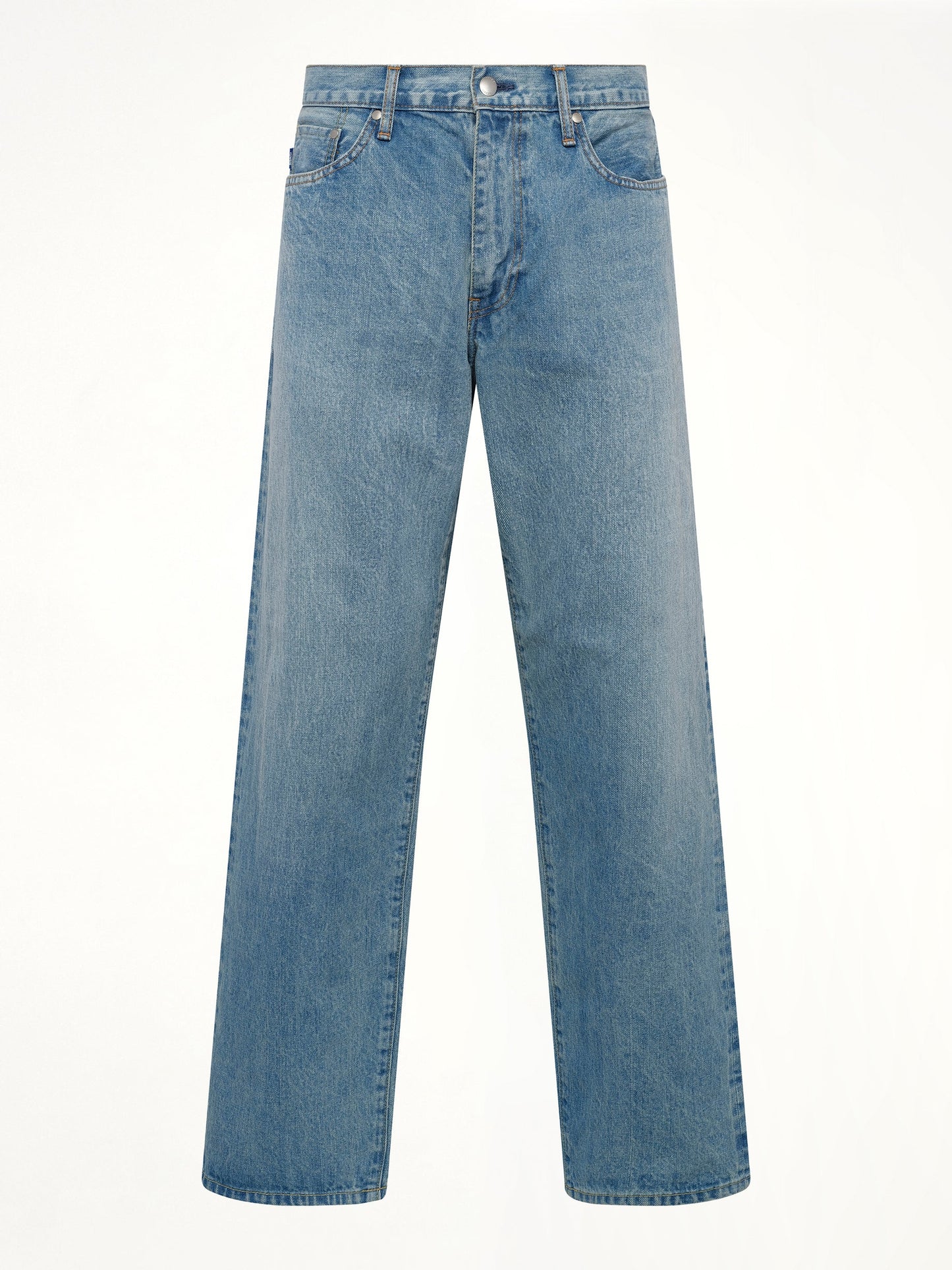 VOWELS Baggy Fit Denim (Stonewashed Indigo)