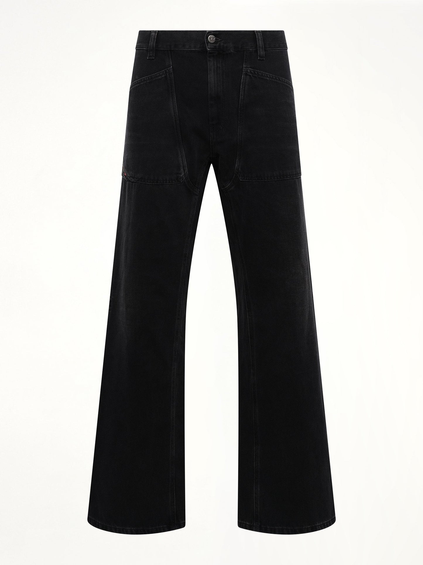 DIESEL D-ZETA Relaxed Jeans (Black)
