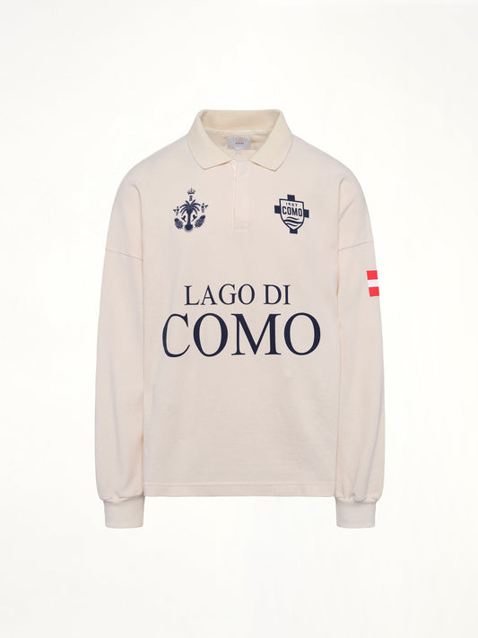 RHUDE FC Como Pique Polo (White)