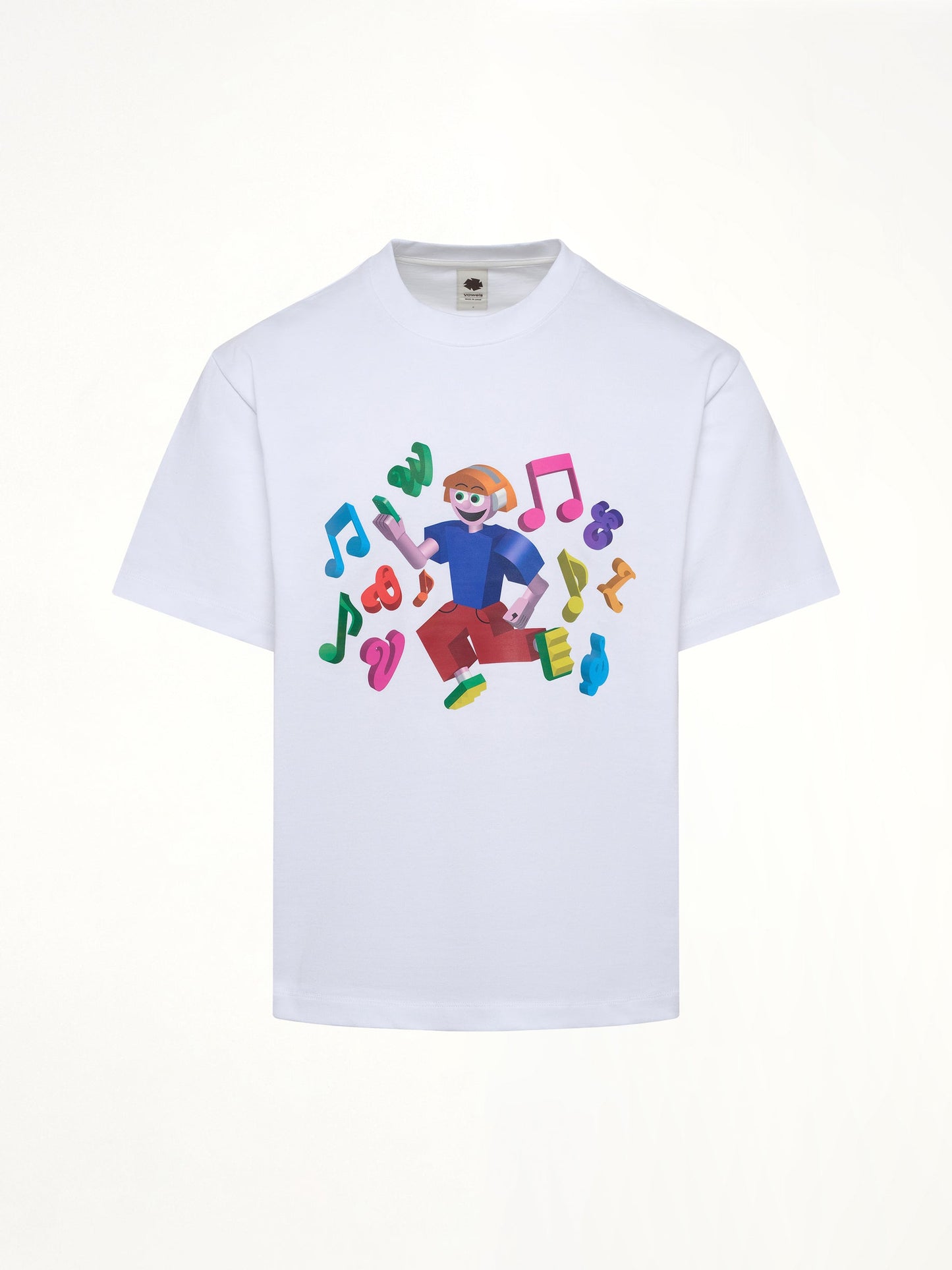 VOWELS 3D T-Shirt (White)