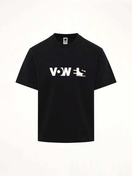 VOWELS Overall T-Shirt (Black)