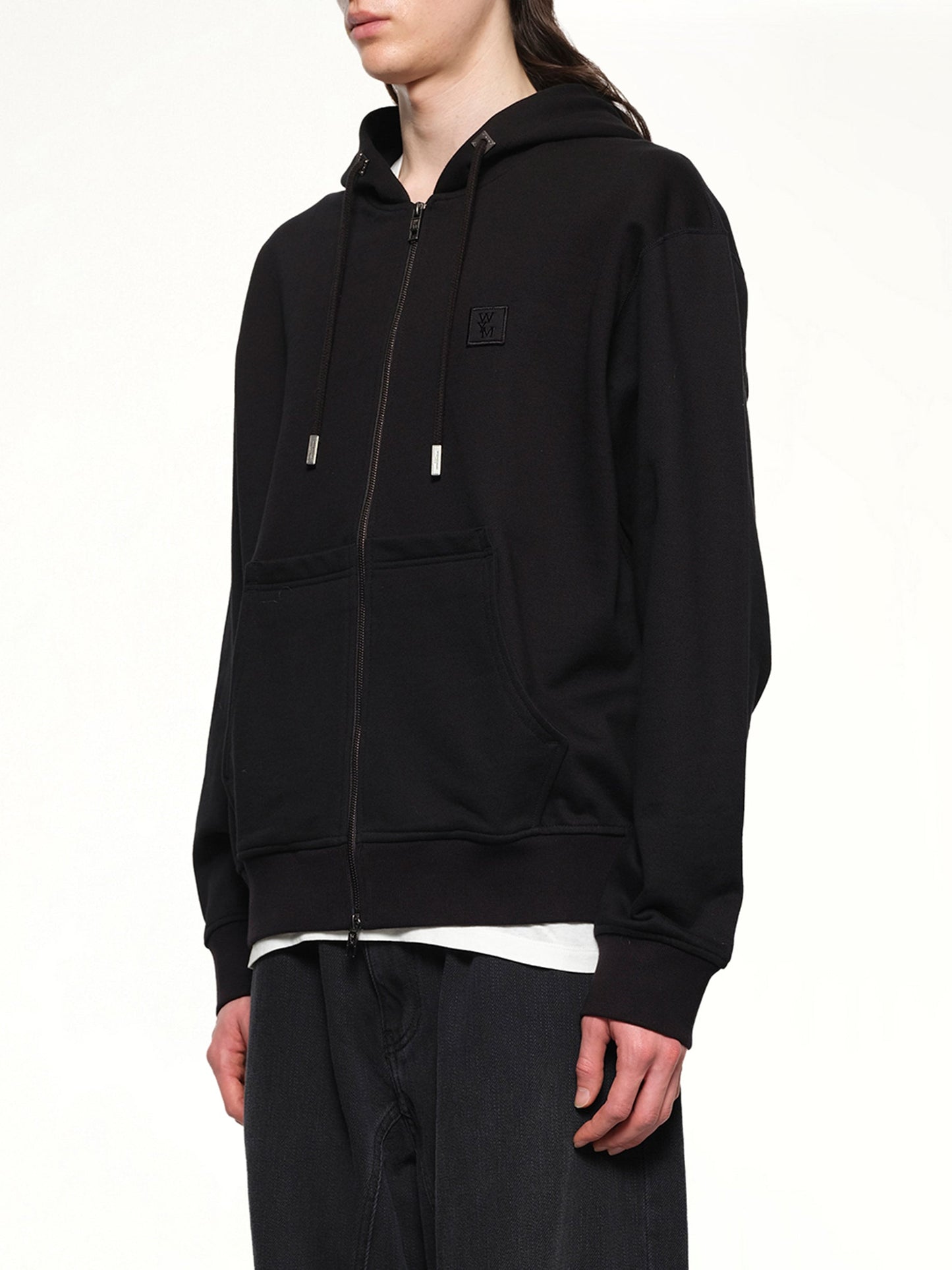 WOOYOUNGMI Zip Hoodie (Black)