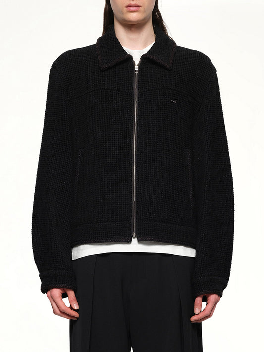 Image of Coats & Jackets. Productname: WOOYOUNGMI Light Blouson in BLACK colour by brand - WOOYOUNGMI