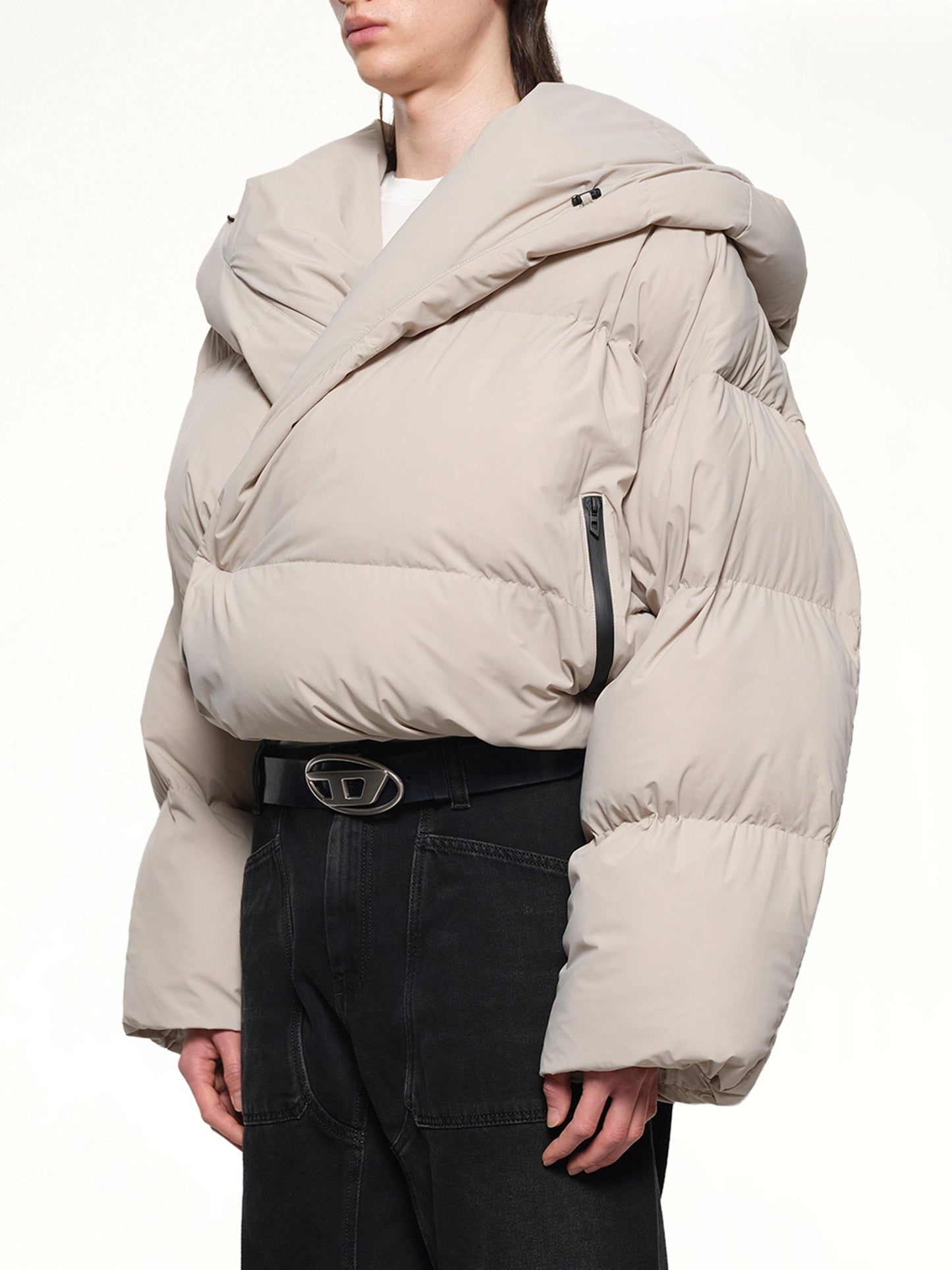 DIESEL J-SCOTTS Padded Down Jacket (Beige)
