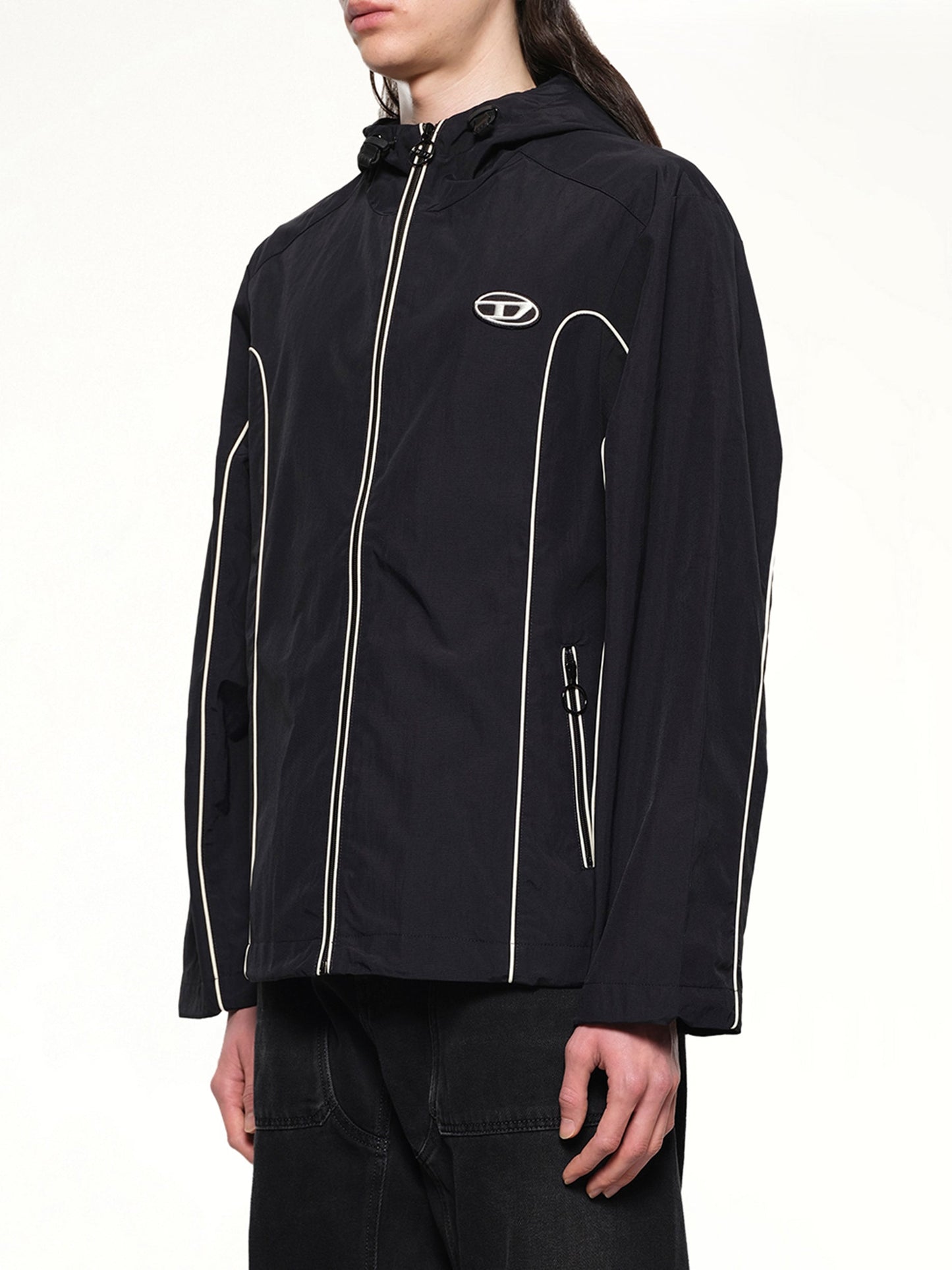 DIESEL J-HIVES Windbreaker (Black)