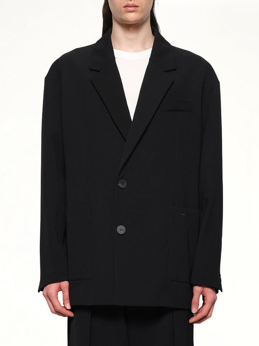 Image of Coats & Jackets. Productname: WOOYOUNGMI Blazer Jacket in BLACK colour by brand - WOOYOUNGMI