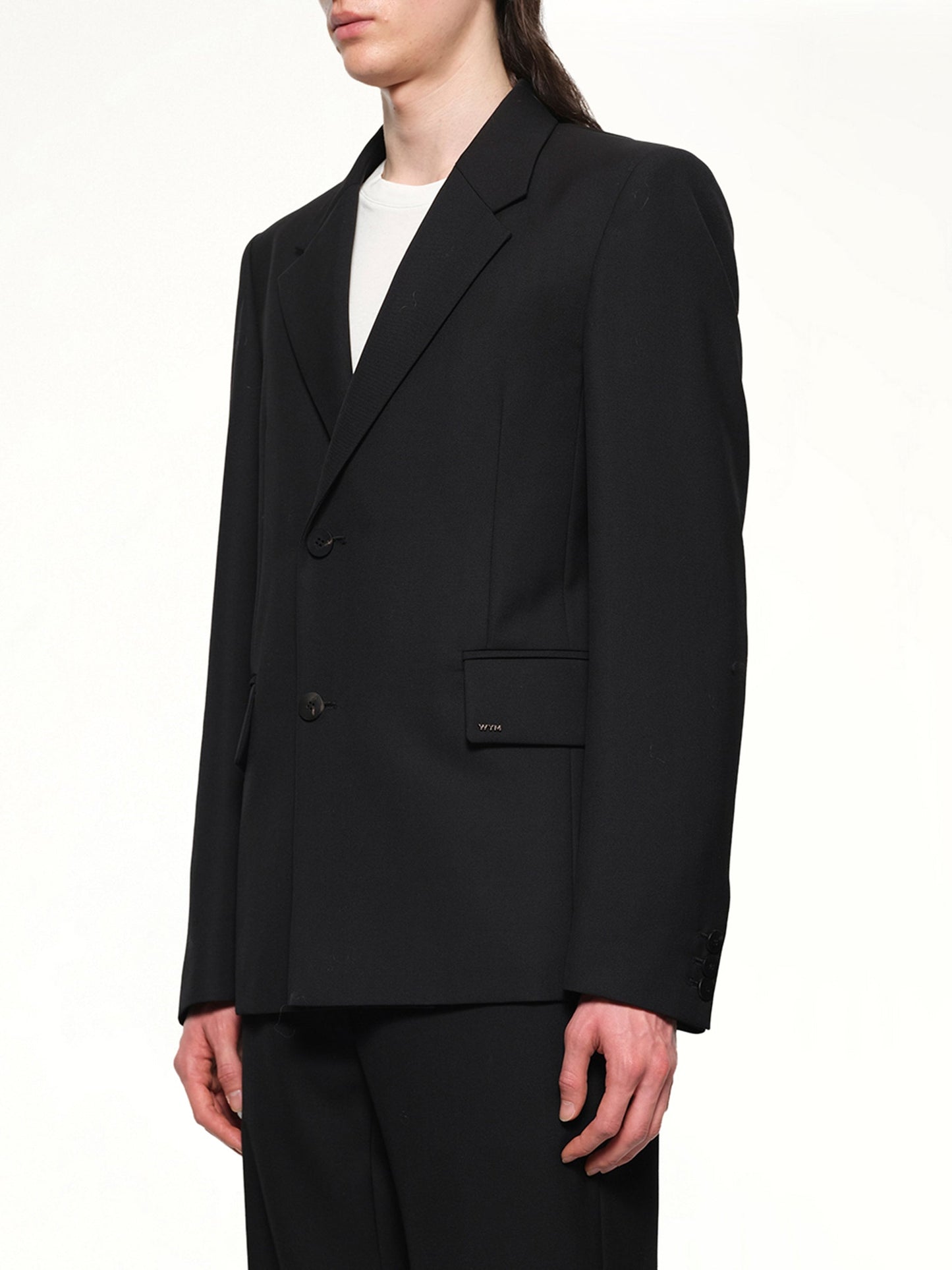 WOOYOUNGMI Single Breasted Blazer (Black)
