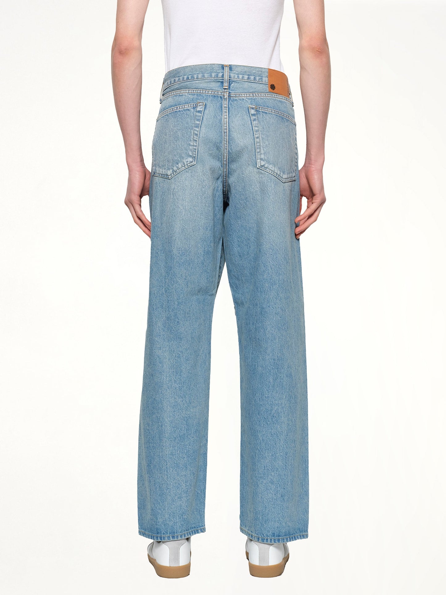 VOWELS Baggy Fit Denim (Stonewashed Indigo)