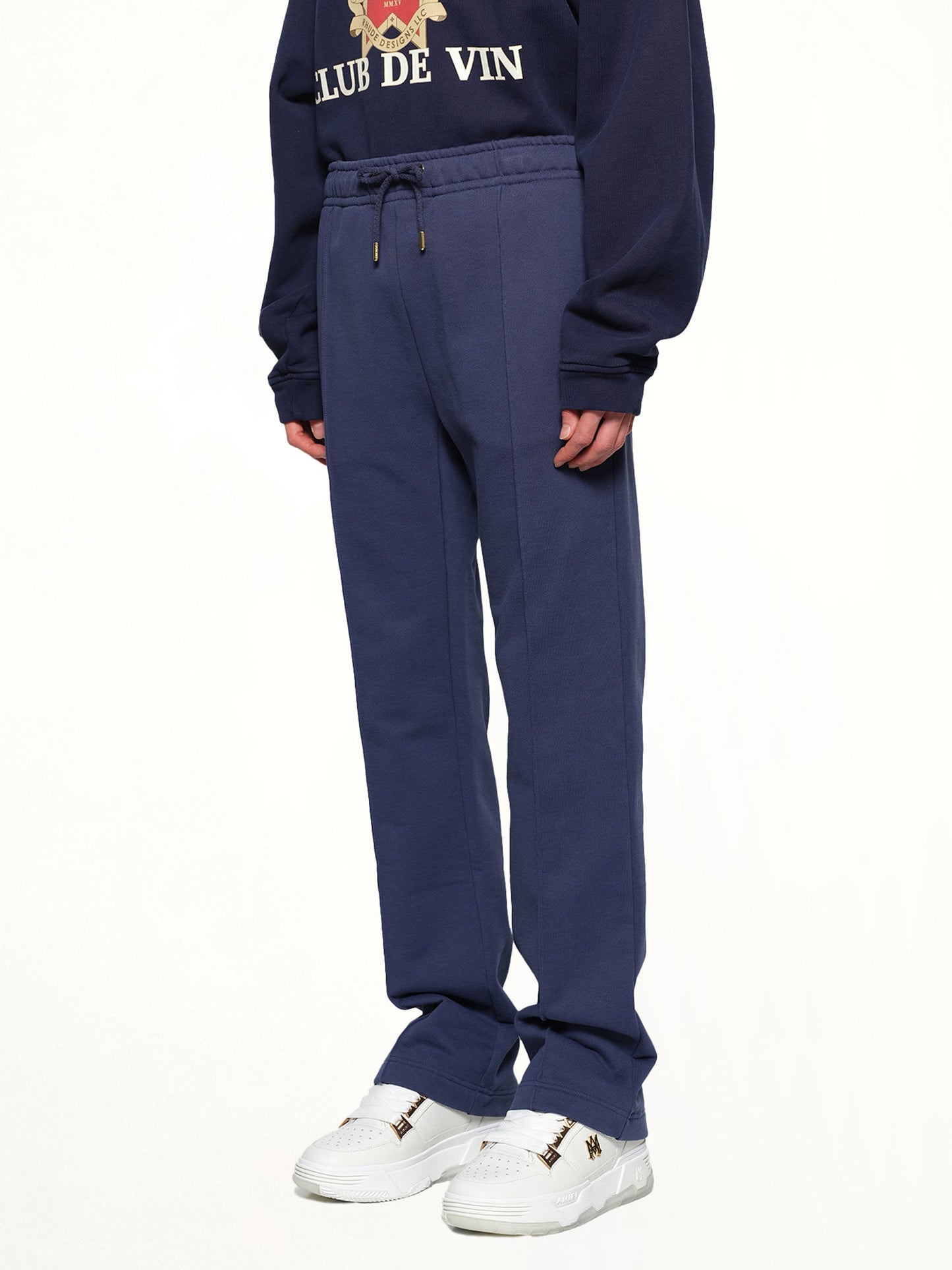 CASABLANCA Patch Open Hem Jogger (Navy)