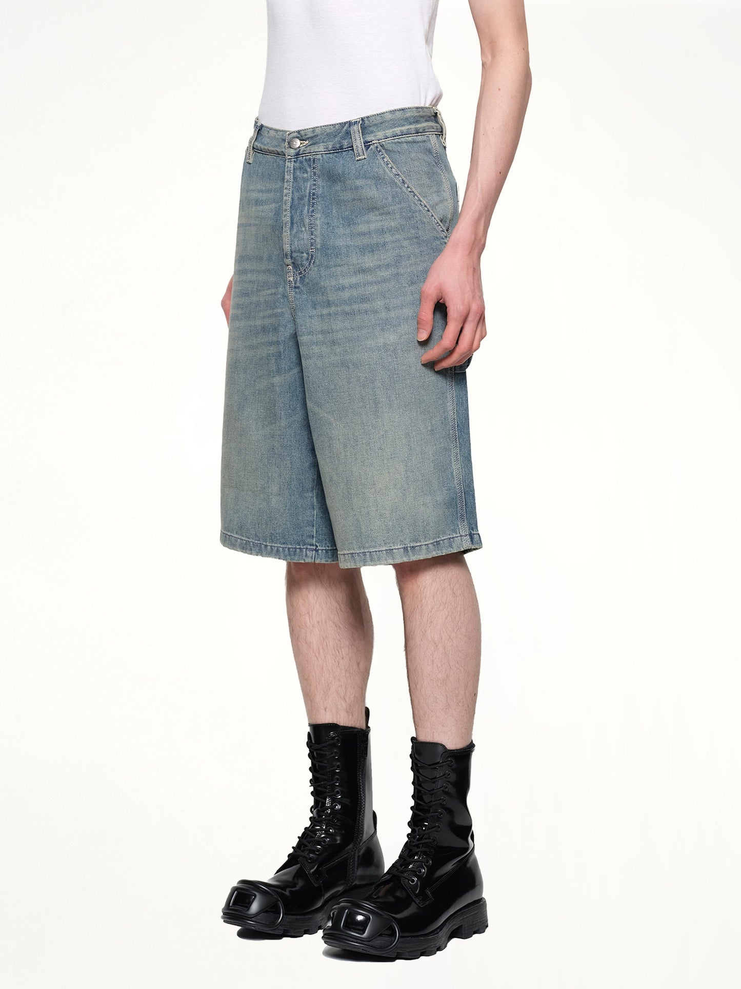 DIESEL D-LIVERY-W-SHORT Denim Shorts (Blue)