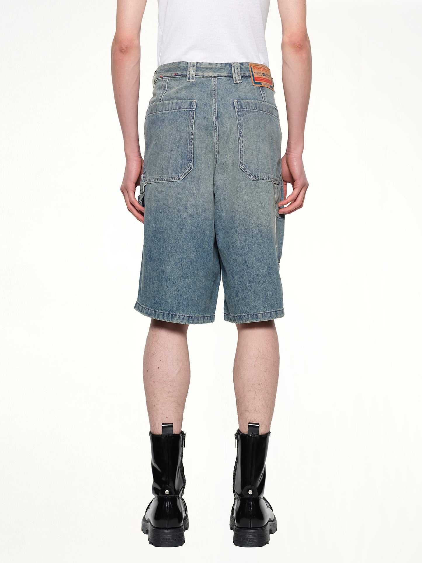 DIESEL D-LIVERY-W-SHORT Denim Shorts (Blue)