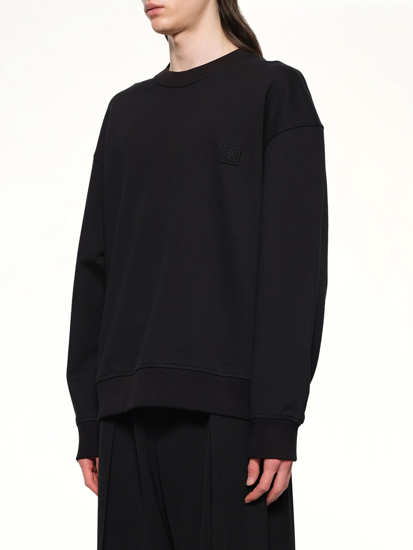 WOOYOUNGMI City Graphic Sweatshirt (Black)