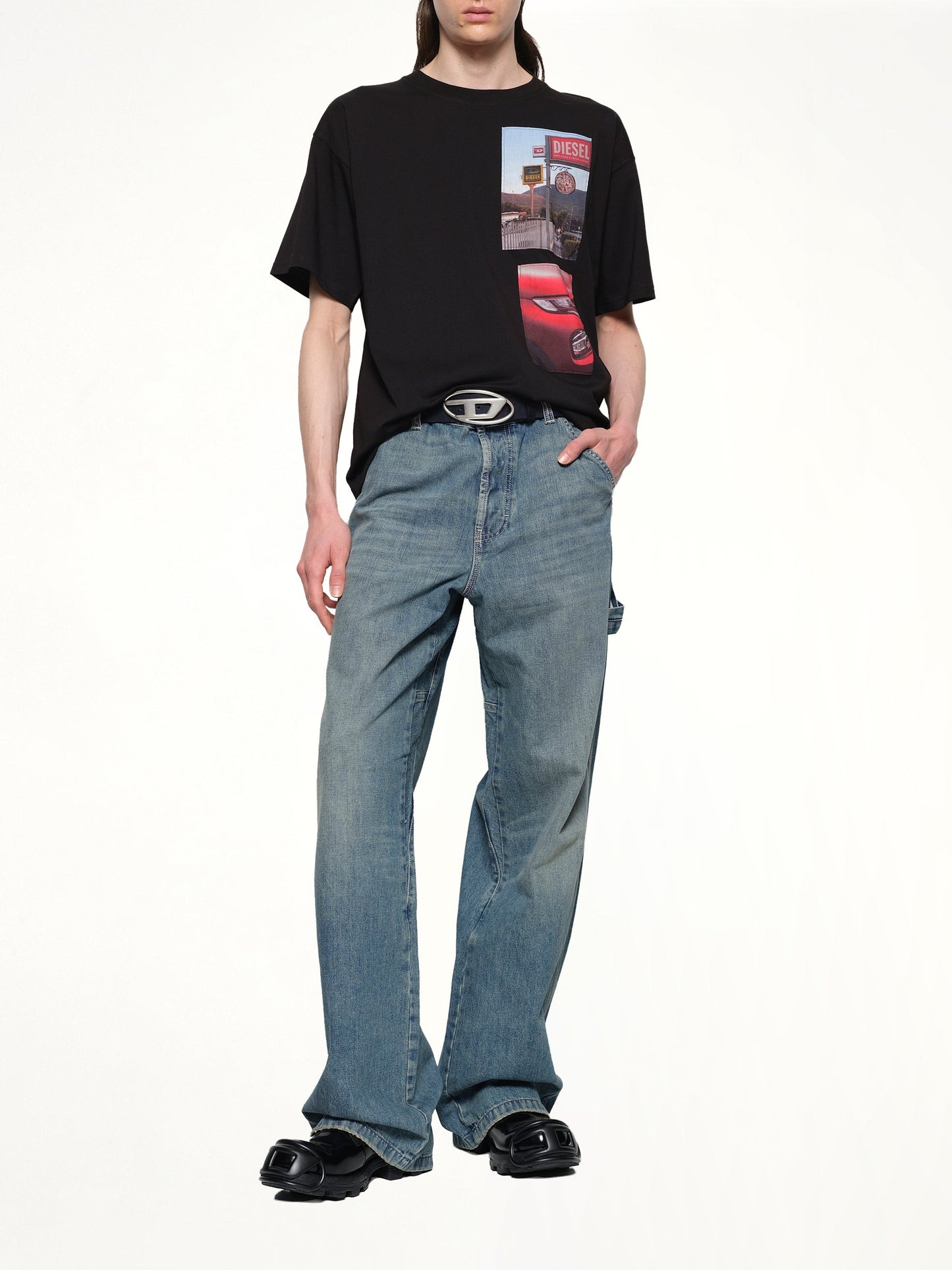 DIESEL T-BOXT-T3 T-Shirt (Black)