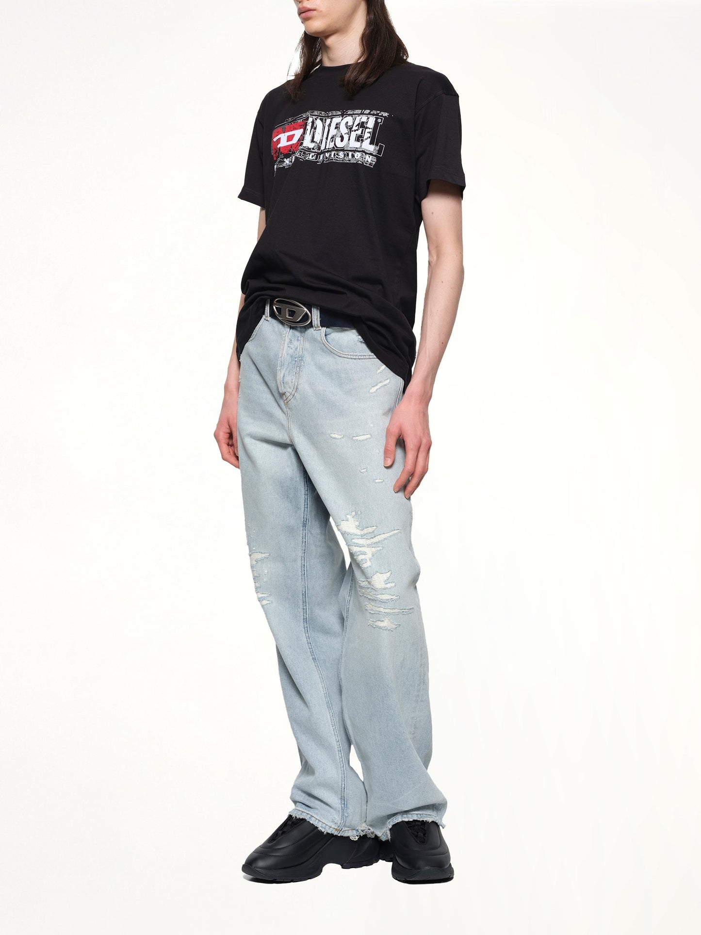 DIESEL T-NORM-T6 T-Shirt (Black)