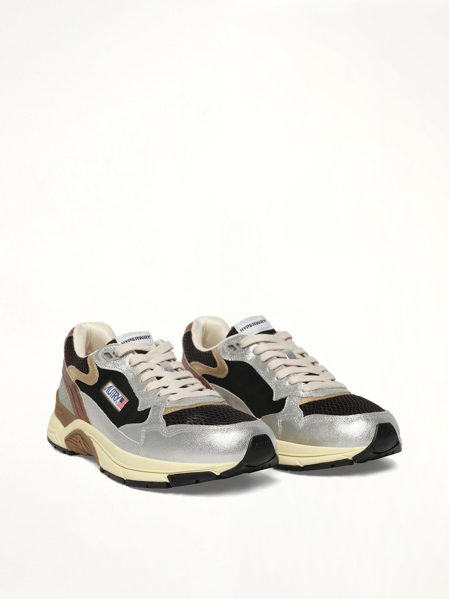 AUTRY Hyperway Low Sneaker (Silver/Black)
