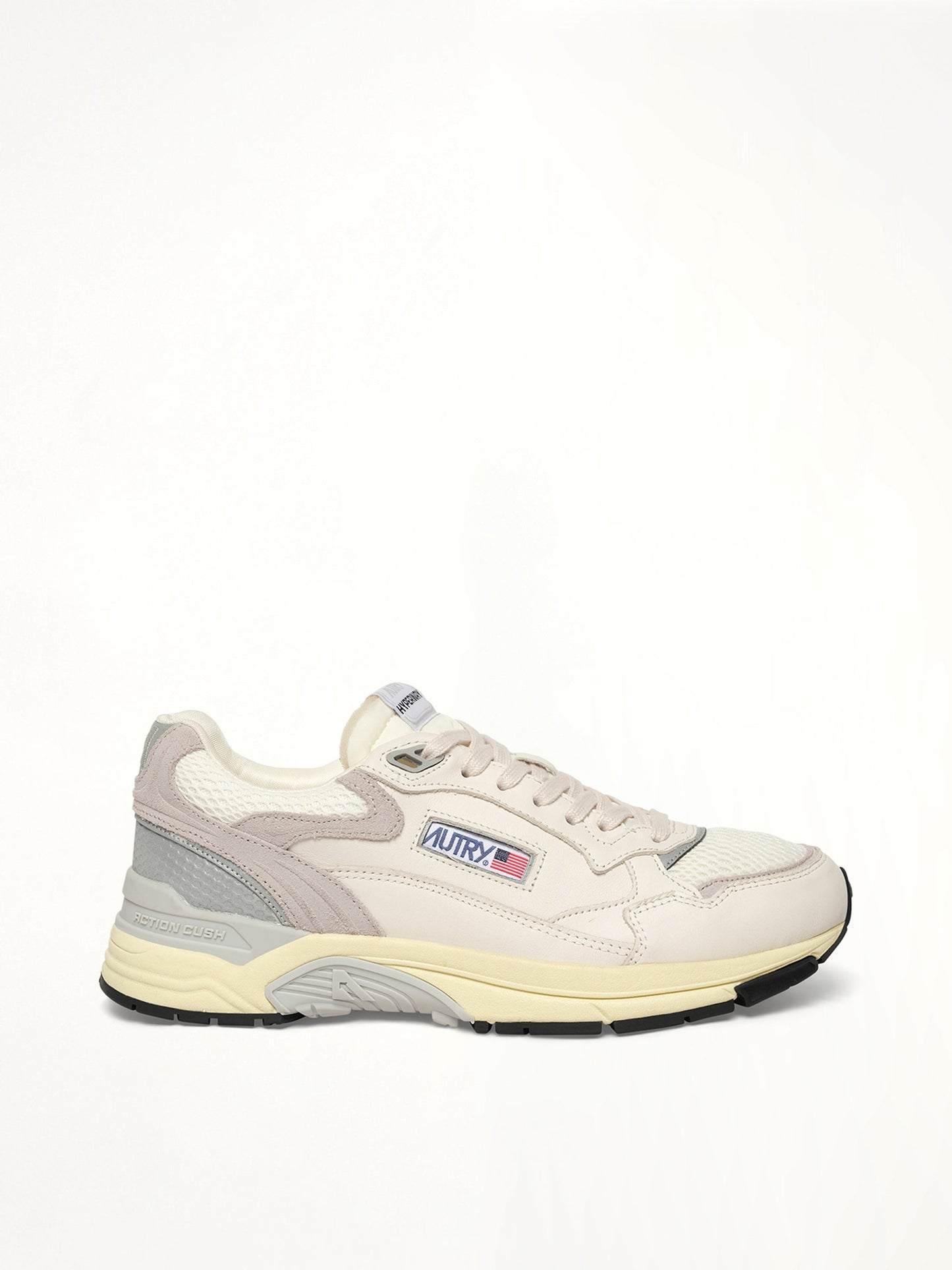 Image of Sneakers. Product name - Hyperway Low Sneaker in White colour by brand - AUTRY