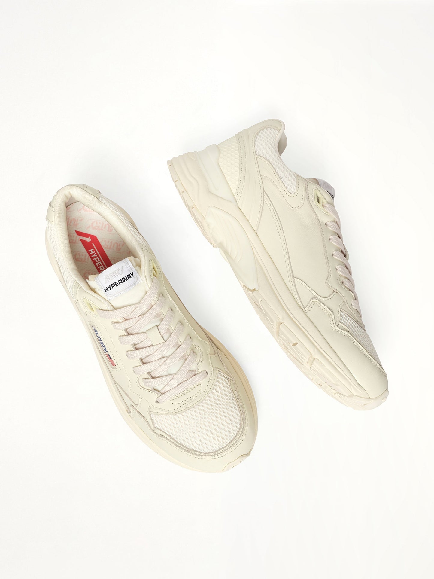 AUTRY Hyperway Low Sneaker (White/White)