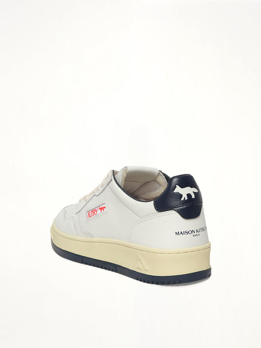 AUTRY Maison Kitsune Medalist Sneaker (White)