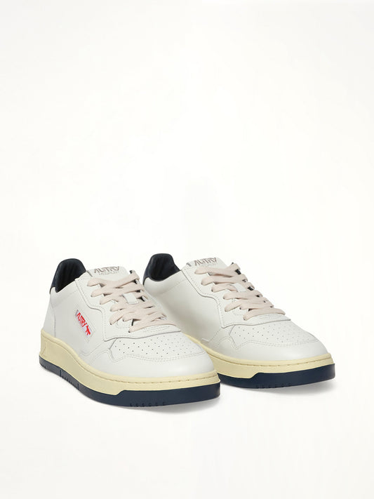 AUTRY Maison Kitsune Medalist Sneaker (White/Blue)