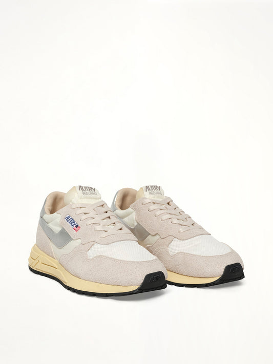 AUTRY Reelwind Low Sneaker (White/Silver)