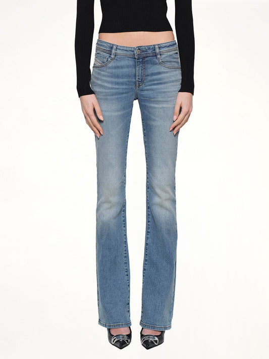 Image of Jeans. Productname: DIESEL 1969 D-EBBEY Bootcut Jeans in Light Blue colour by brand - DIESEL