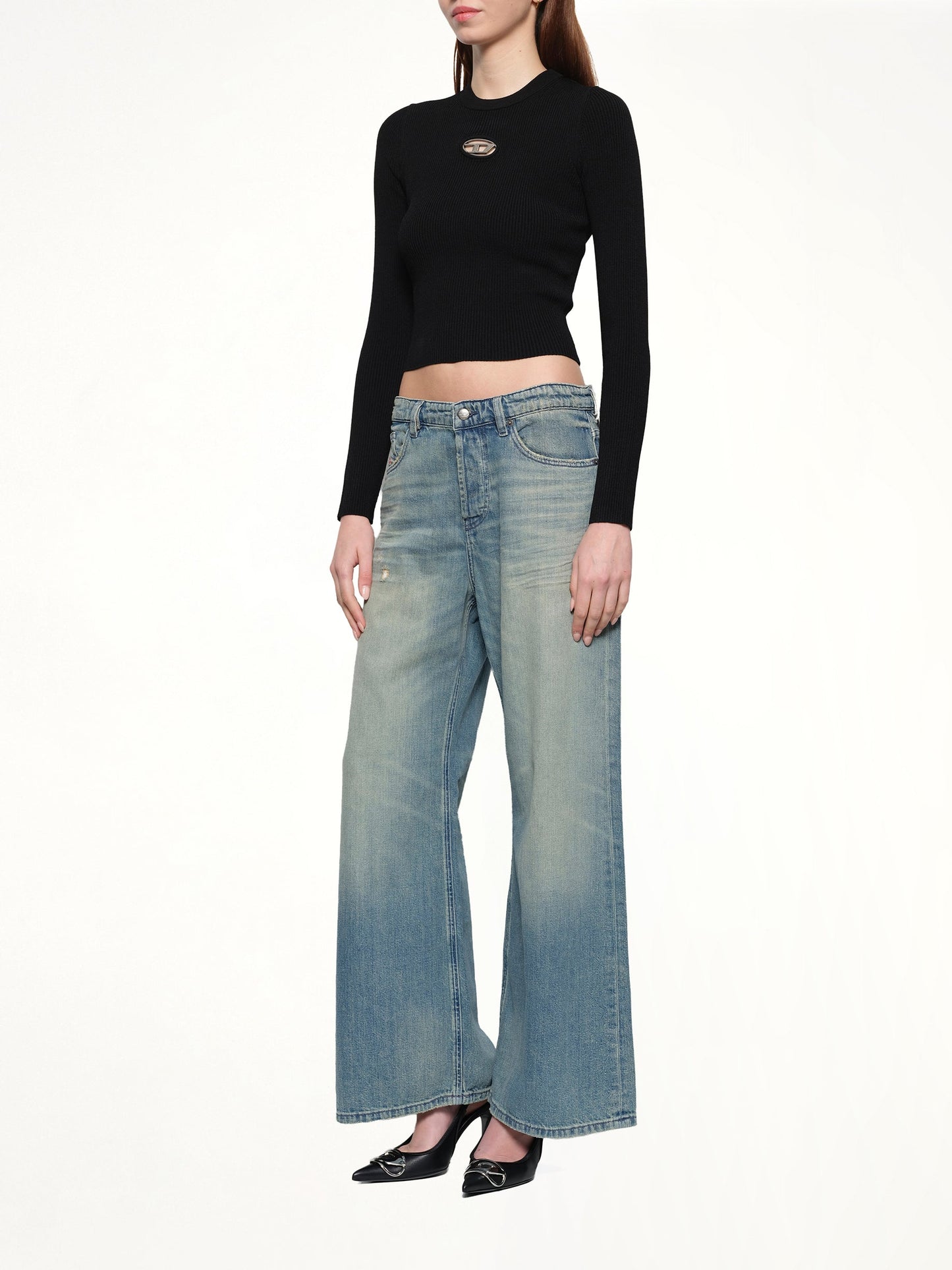 DIESEL 1996 D-SIRE Wide Jeans (Blue)