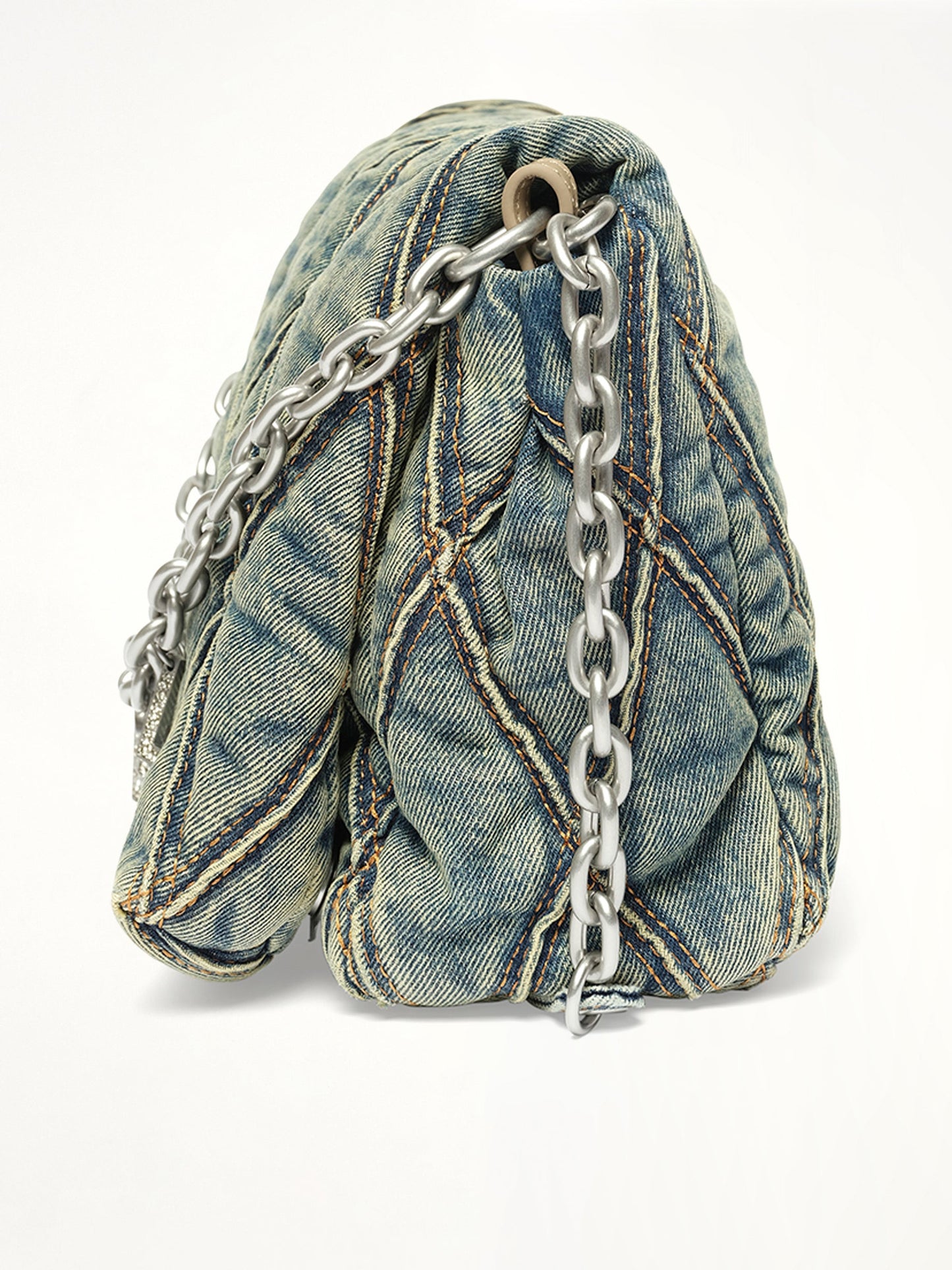 DIESEL CHARM-D M Shoulder Bag (Blue)