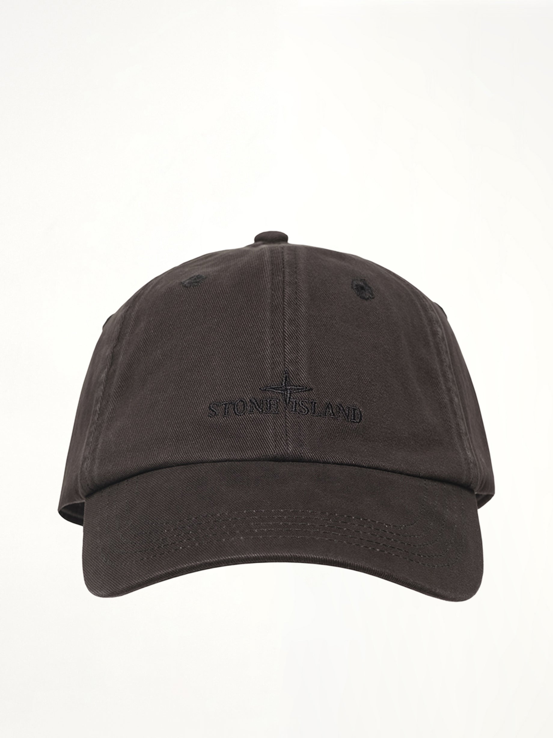 Image of Hats. Product name - 910000 Baseball Cap in Black colour by brand - STONE ISLAND