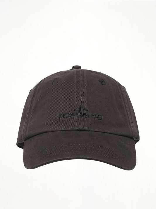 Image of Hats. Product name - 910000 Baseball Cap in Black colour by brand - STONE ISLAND