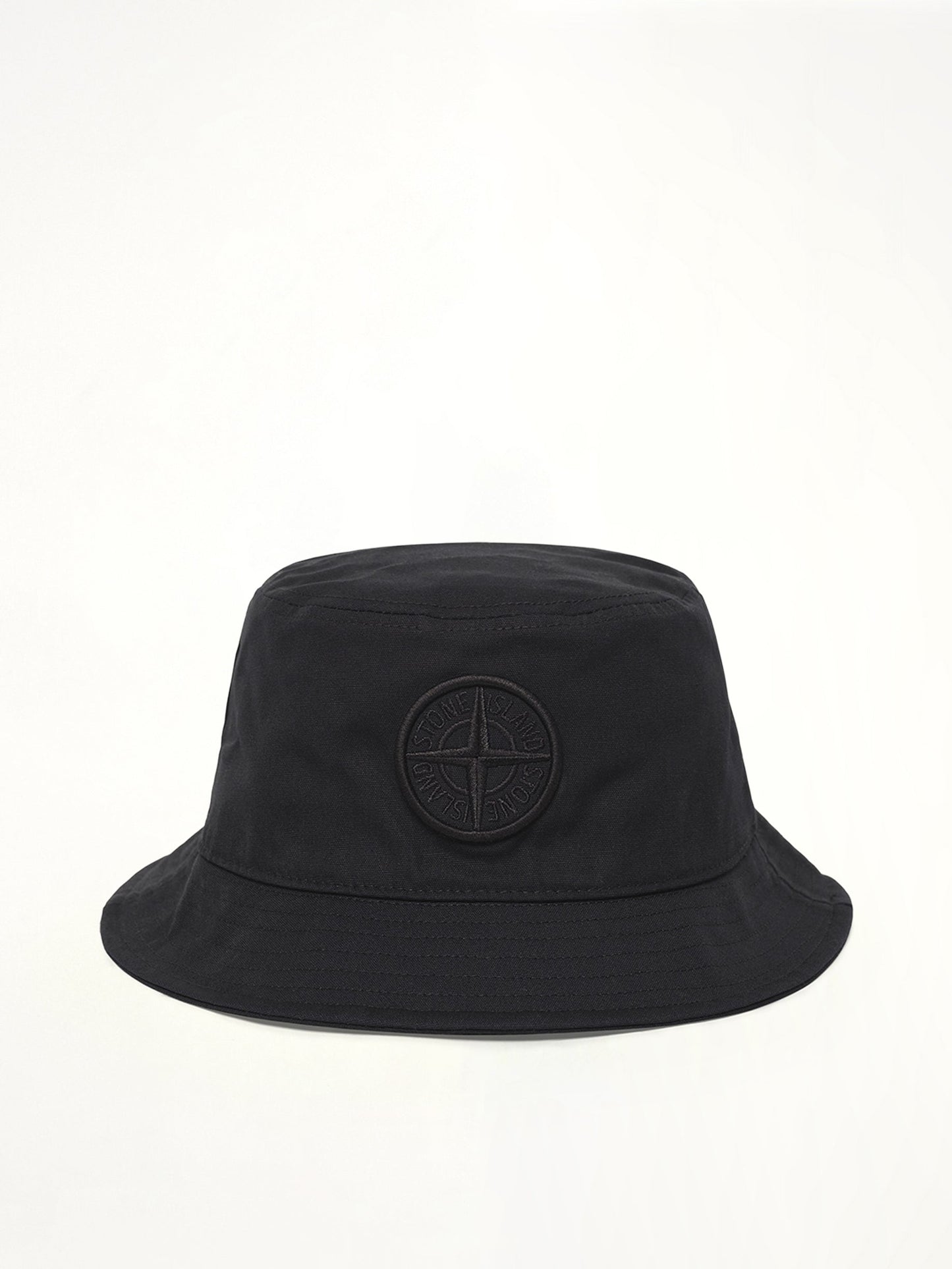 Image of Hats. Product name - 910001 Cotton Bucket Hat in Black colour by brand - STONE ISLAND
