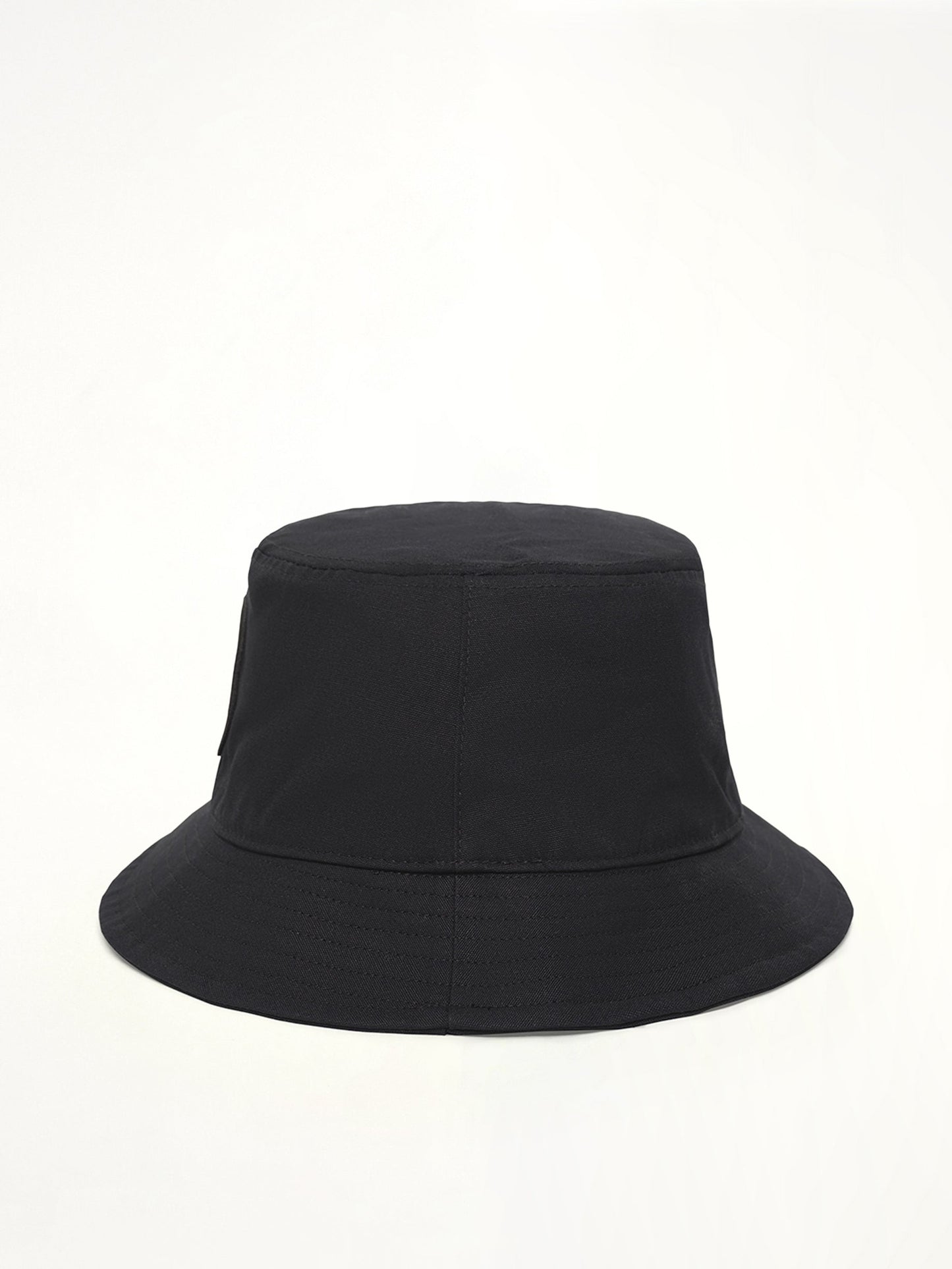 STONE ISLAND 910001 Cotton Bucket Hat (Black)