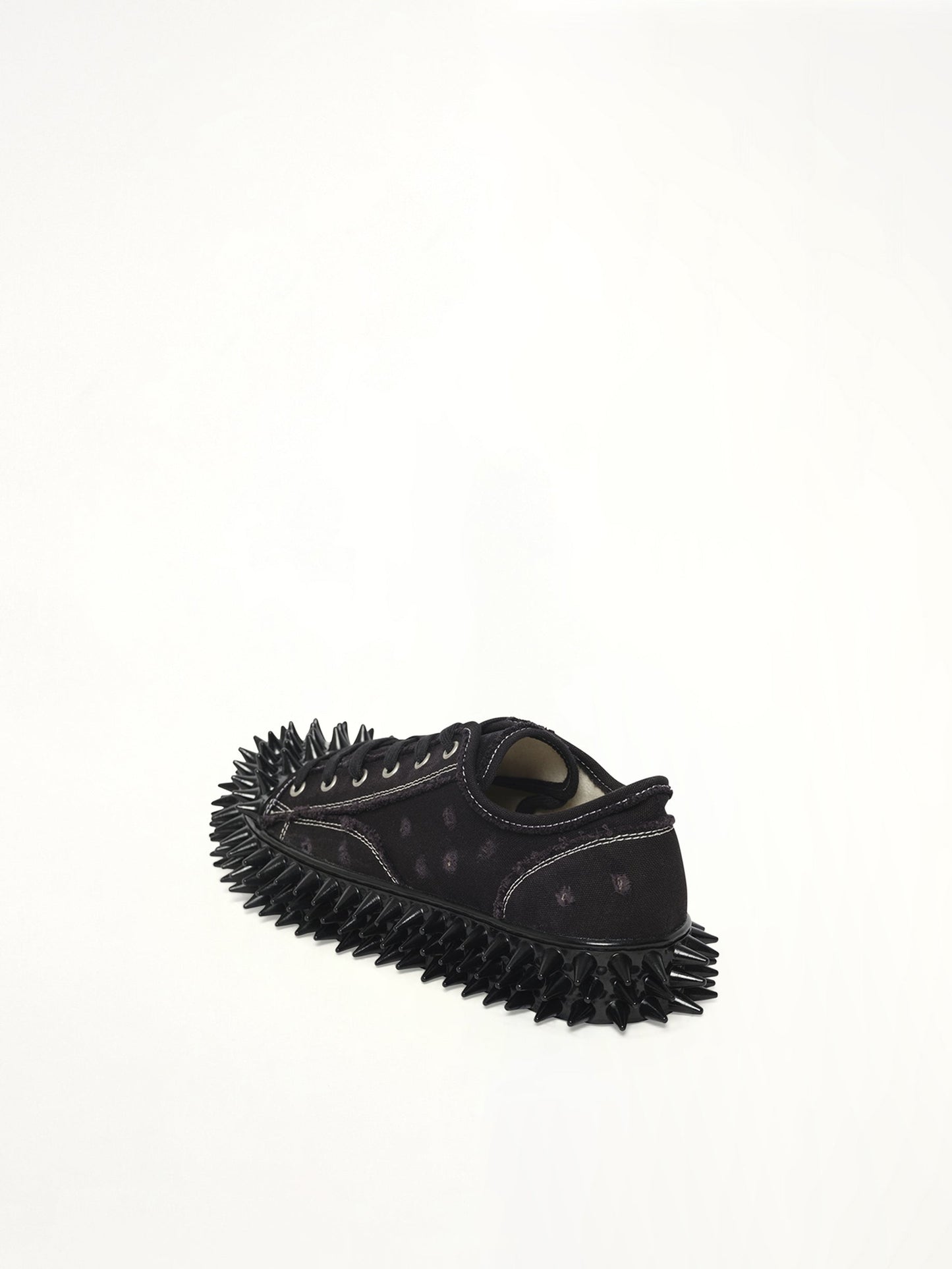 DOUBLET Spiky Canvas Sneaker (Black)