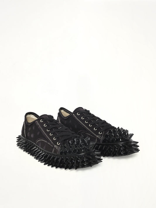 DOUBLET Spiky Canvas Sneaker (Black)